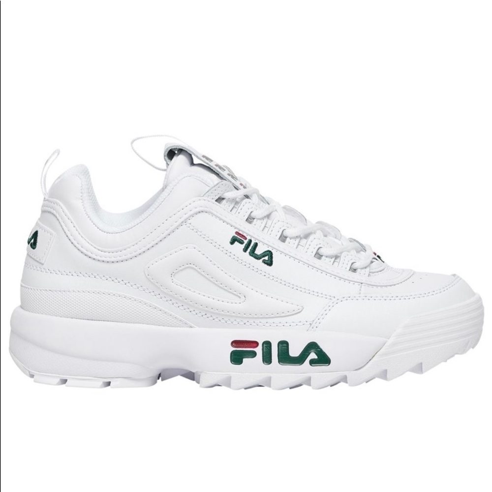 Fila Men's White Disruptor Ii Training Shoes